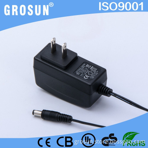 FCC UL Approved US Plug DC 12v 1a Wall Switching Power Adaptor for CCTV Camera